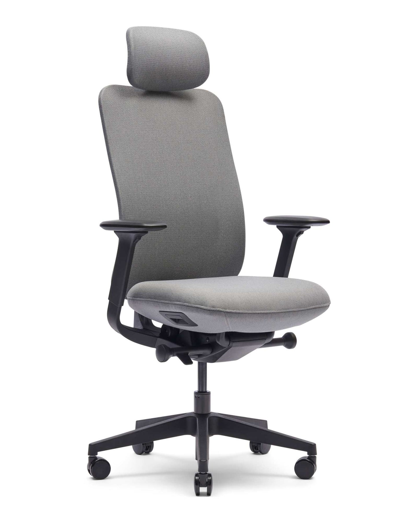 Zinnia EN-1335 bureaustoel met hoofdsteun, Lead Grey