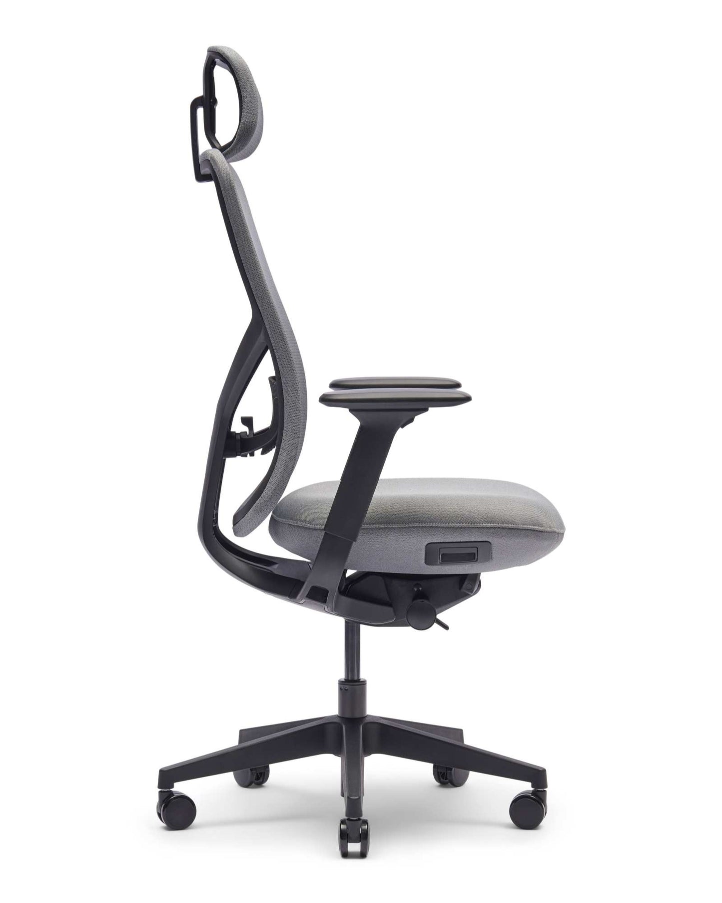 Zinnia EN-1335 bureaustoel met hoofdsteun, Lead Grey