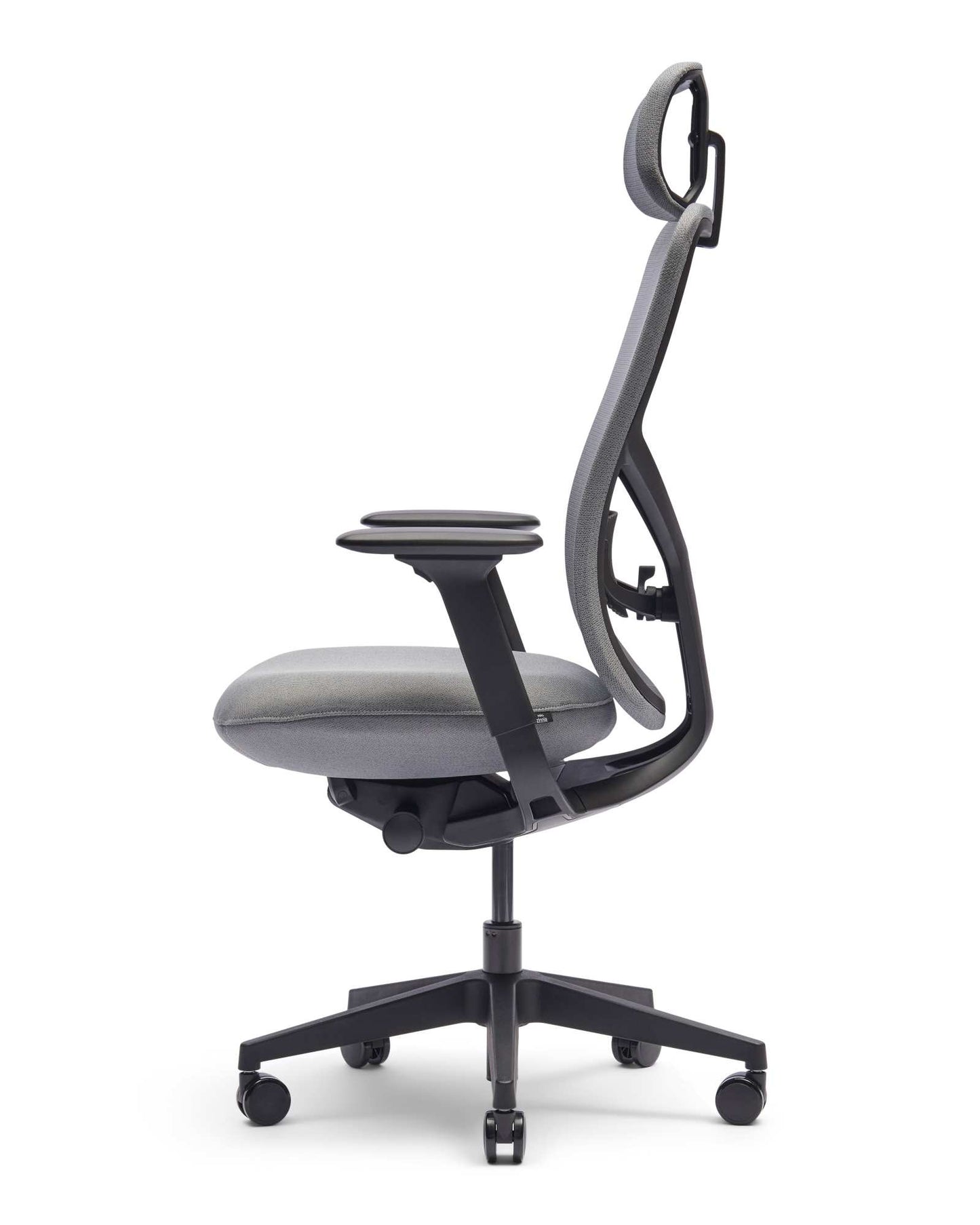 Zinnia EN-1335 bureaustoel met hoofdsteun, Lead Grey