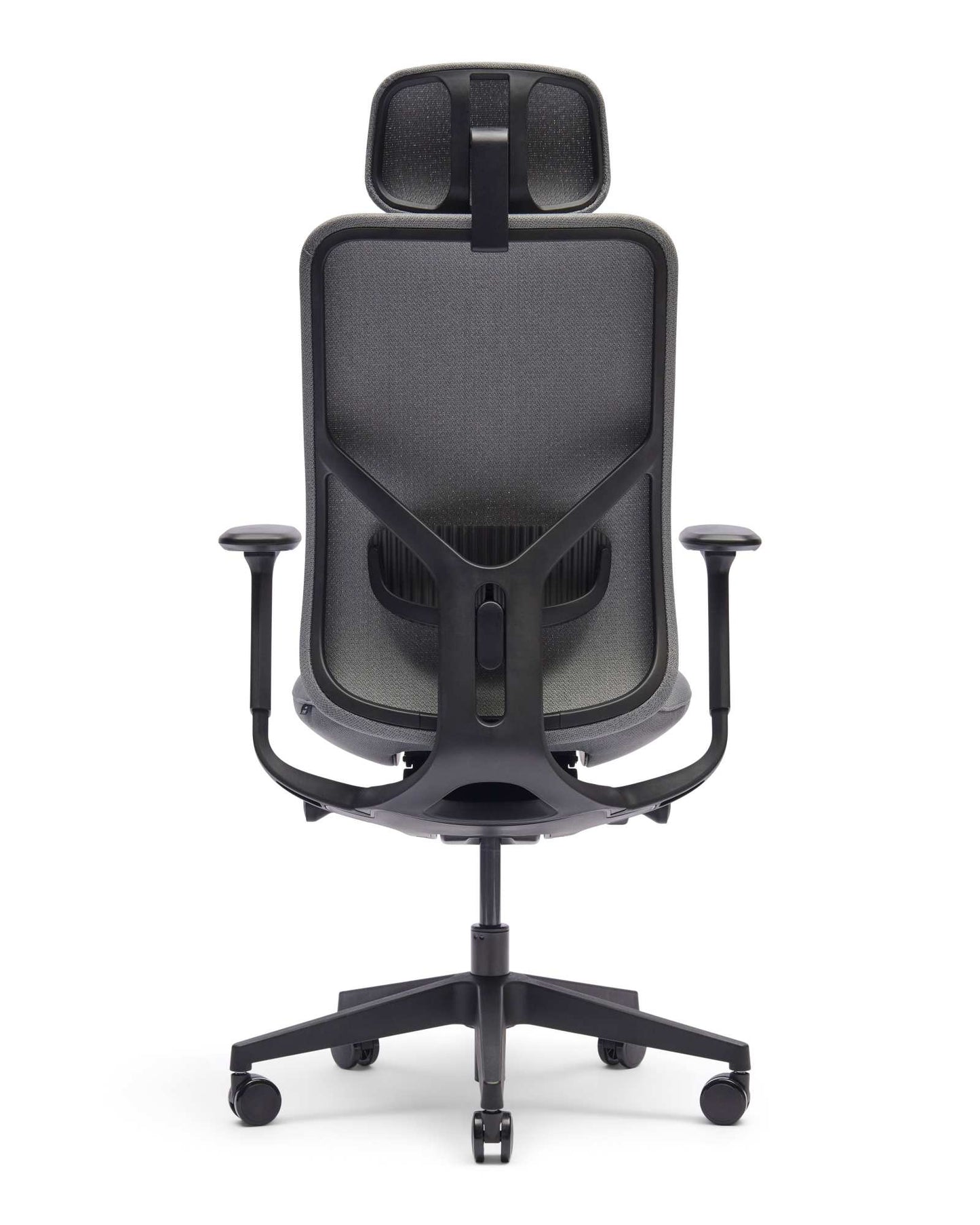 Zinnia EN-1335 bureaustoel met hoofdsteun, Lead Grey