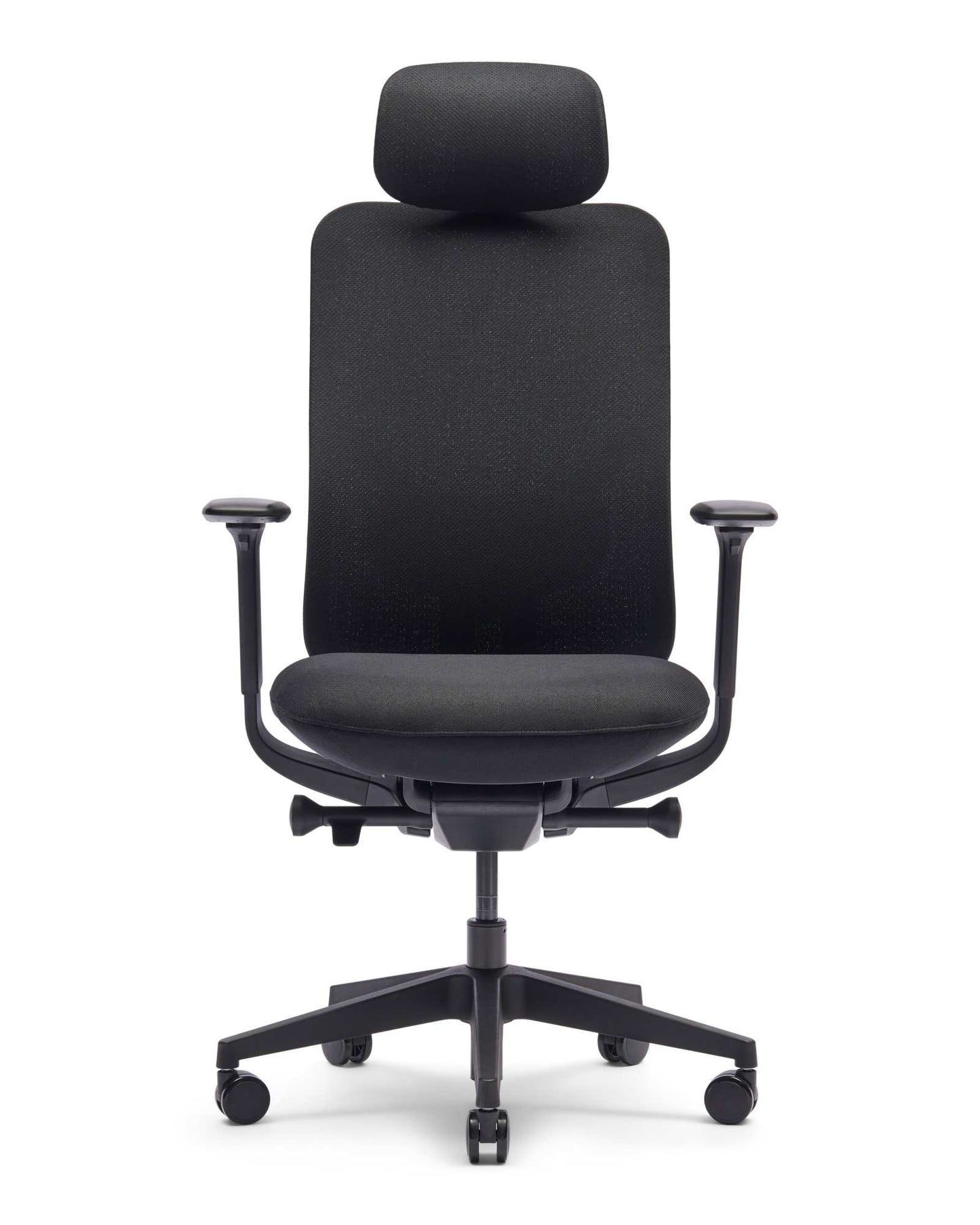 Zinnia EN-1335 bureaustoel met hoofdsteun, Pure Black