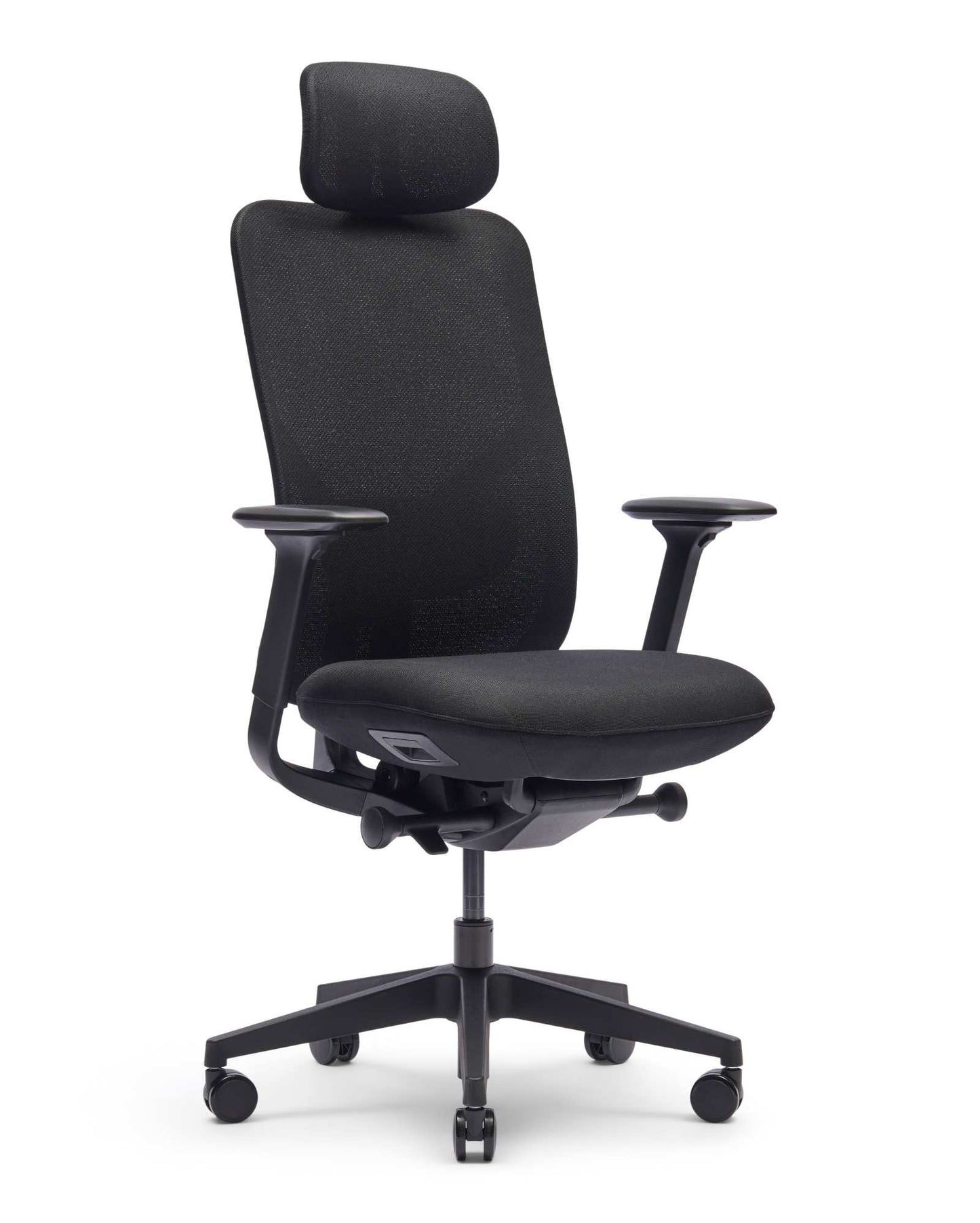 Zinnia EN-1335 bureaustoel met hoofdsteun, Pure Black