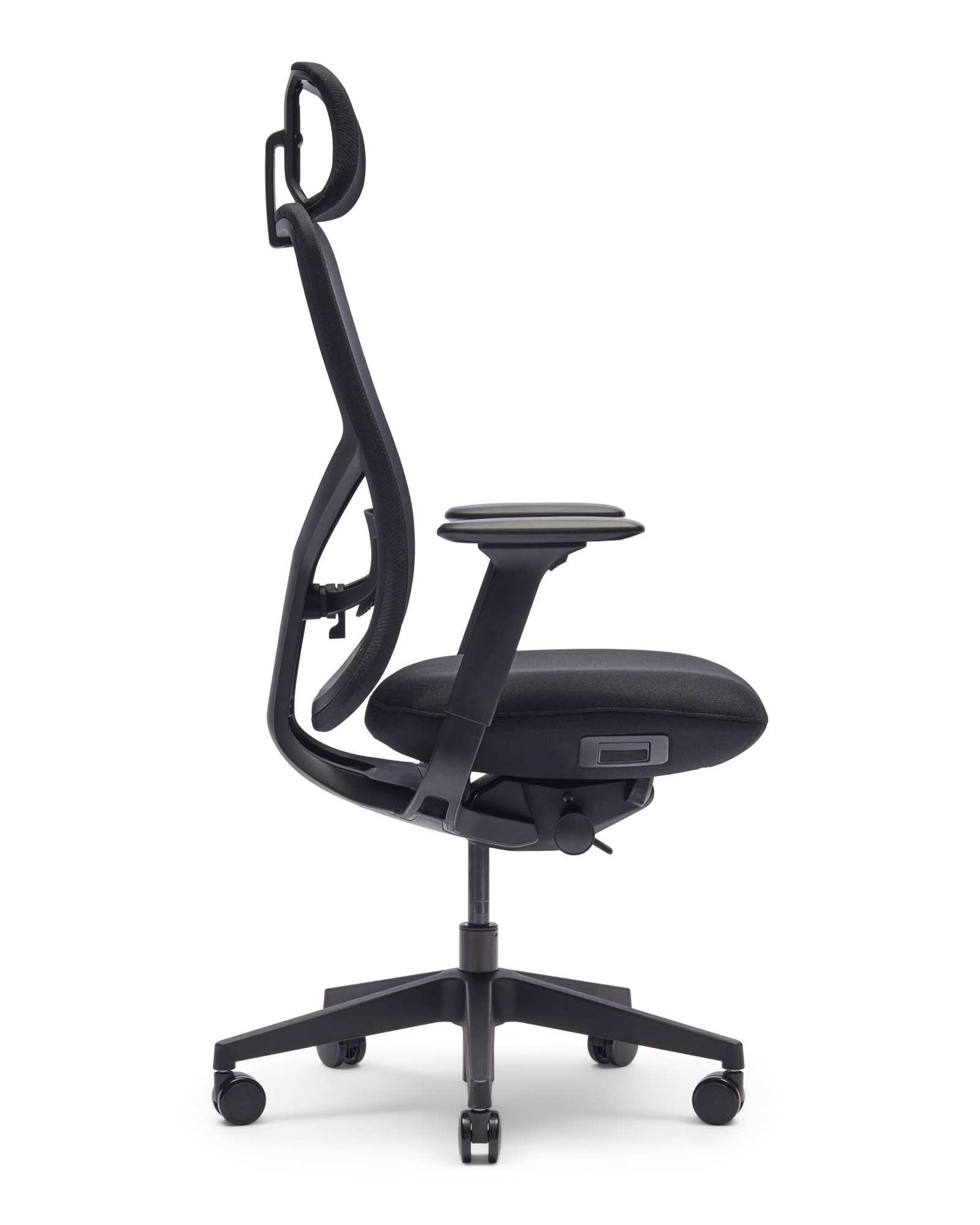 Zinnia EN-1335 bureaustoel met hoofdsteun, Pure Black