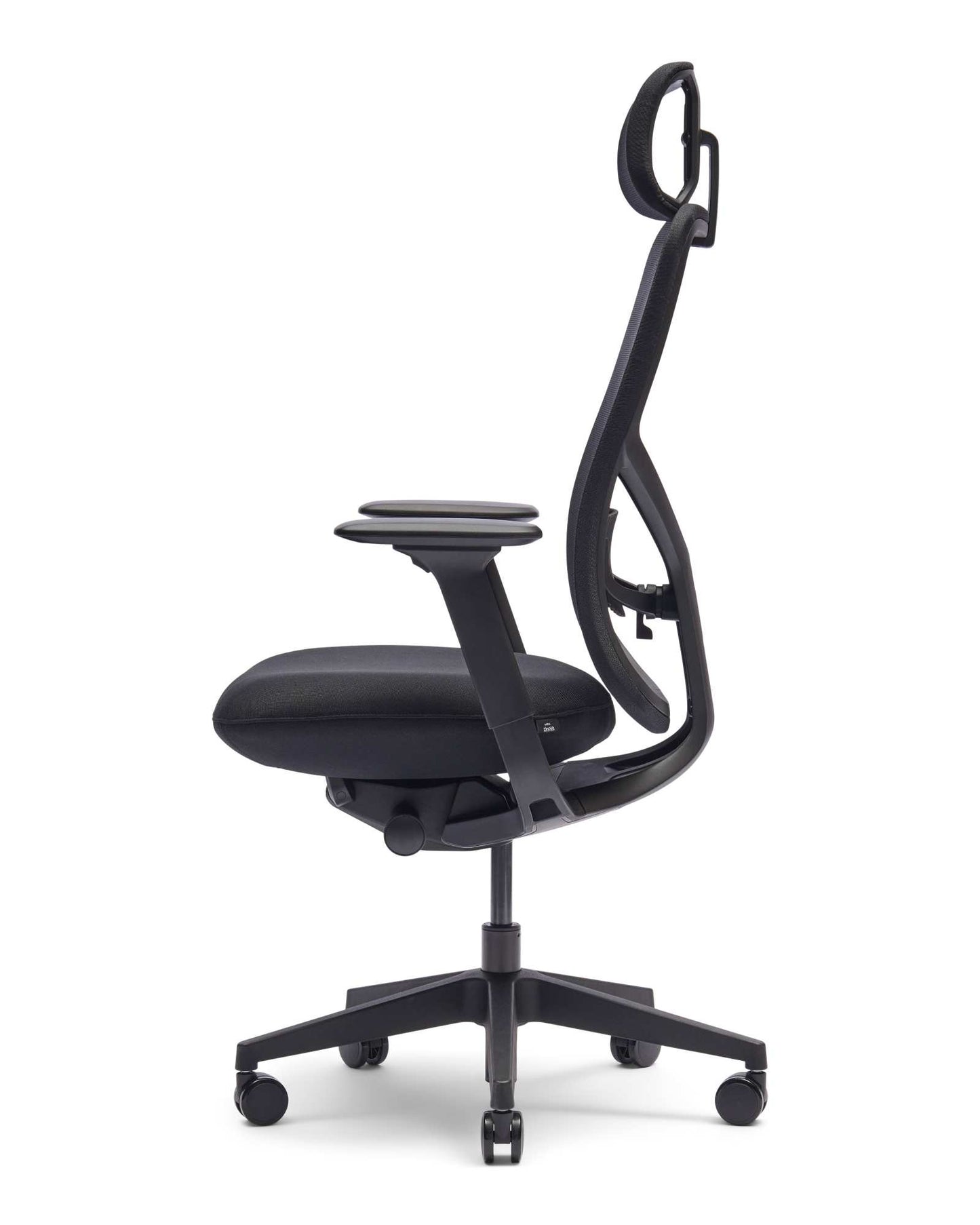 Zinnia EN-1335 bureaustoel met hoofdsteun, Pure Black
