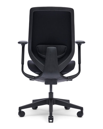 Yasmin EN-1335 bureaustoel, Pure Black