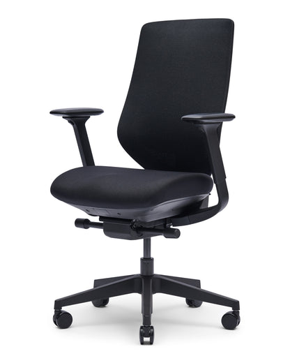 Yasmin EN-1335 bureaustoel, Pure Black
