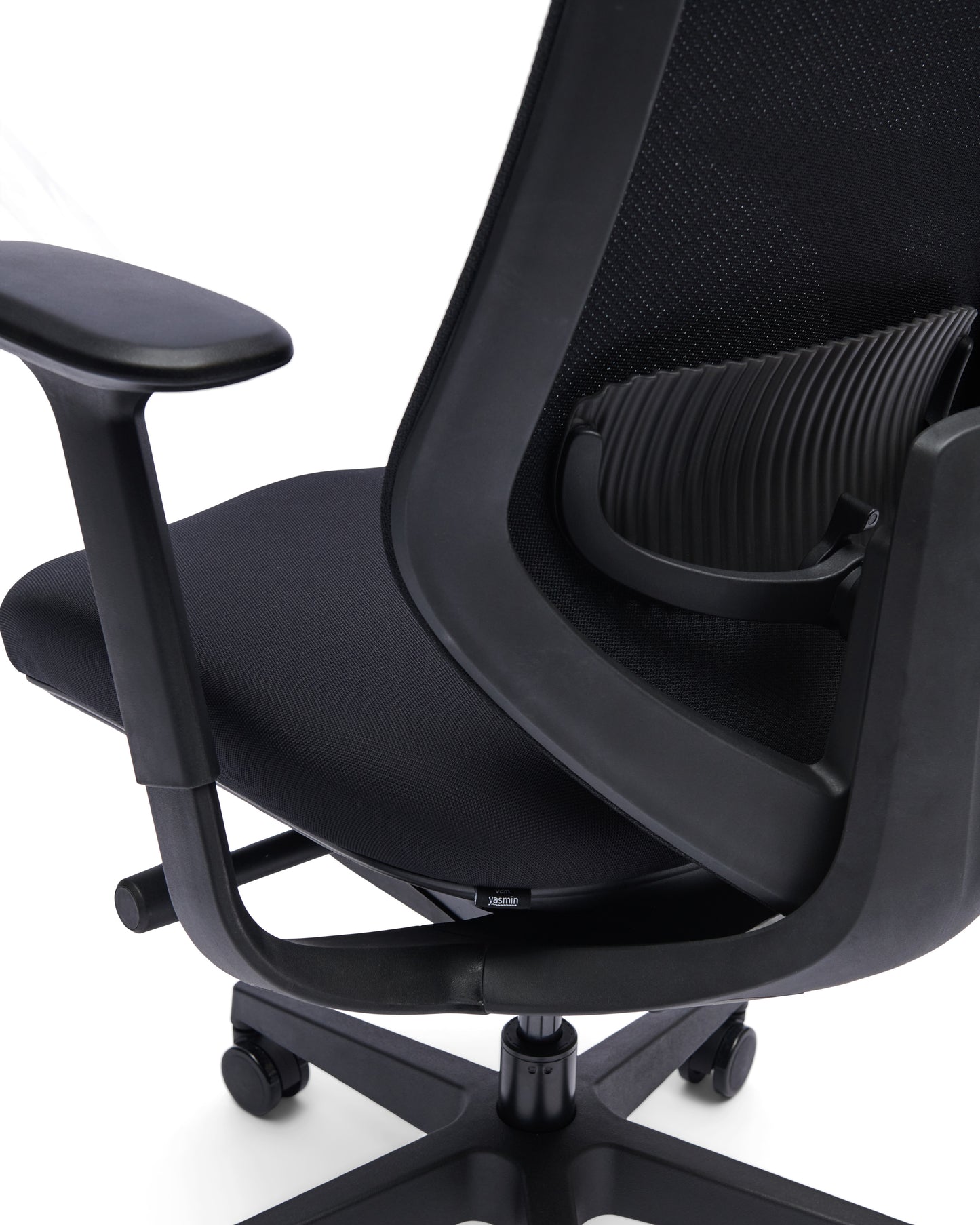 Yasmin EN-1335 bureaustoel, Pure Black