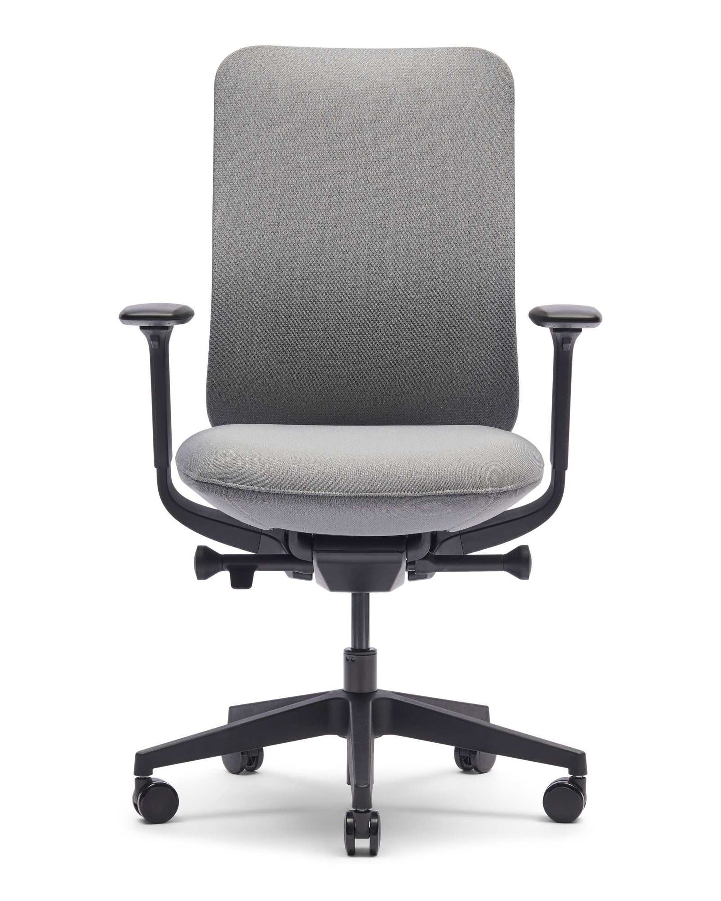 Zinnia EN-1335 bureaustoel, Lead Grey