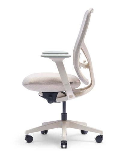 Zinnia EN-1335 bureaustoel, Milk Coffee