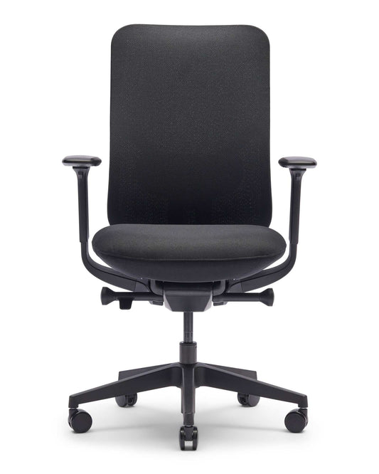 Zinnia EN-1335 bureaustoel, Pure Black