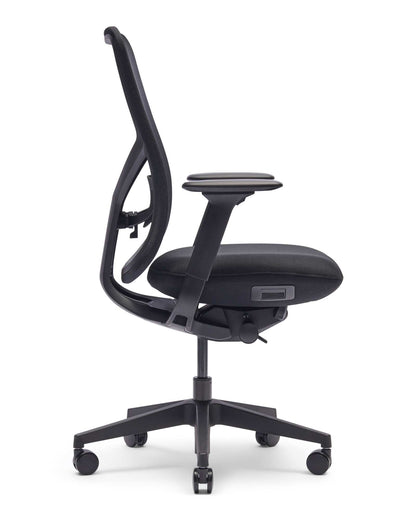 Zinnia EN-1335 bureaustoel, Pure Black
