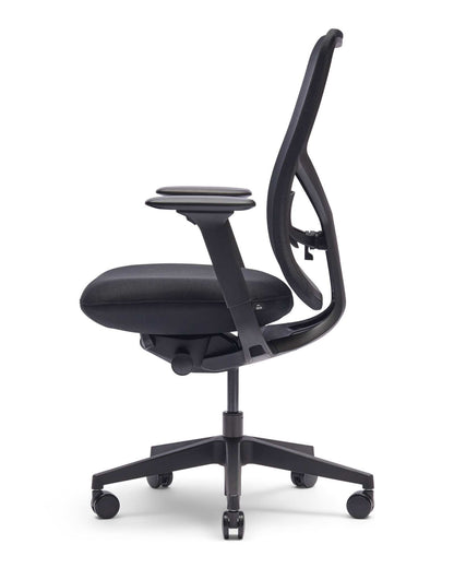 Zinnia EN-1335 bureaustoel, Pure Black